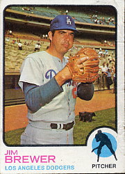 1973 Topps Baseball Cards      126     Jim Brewer